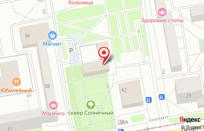 Дзержинский районный суд на улице Окунева на карте