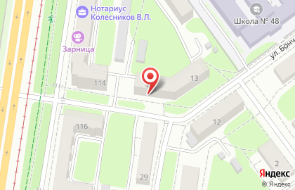 Государственное бюджетное учреждение Городская поликлиника №50 на улице Бонч-Бруевича на карте