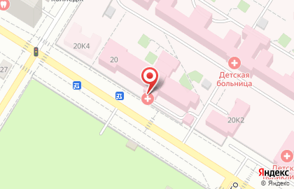Краевая детская клиническая больница Отоларингологическое отделение на Новобульварной улице, 20 на карте