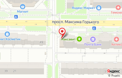 Салон дверей Двери Зодчий на проспекте Максима Горького на карте