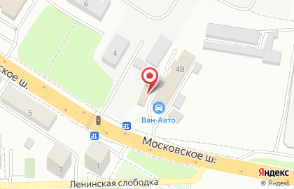 Ван-Авто на Московском шоссе на карте