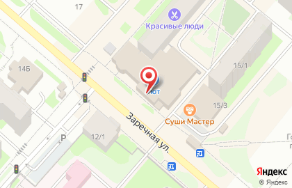 Микрокредитная компания Манимо на Заречной улице на карте