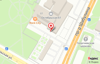 Банкомат СберБанк на Октябрьской улице, 61 на карте