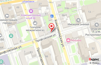 Башмак на Профсоюзной улице на карте