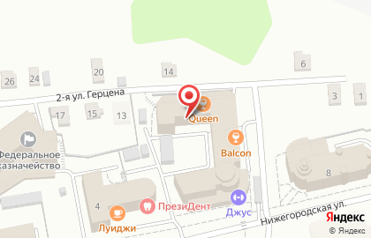 Телекоммуникационная компания Билайн Бизнес на Нижегородской улице на карте