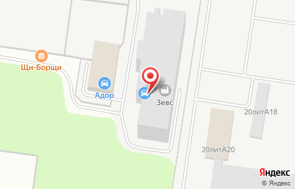 Компания по производству стальных дверей Зевс в Автозаводском районе на карте