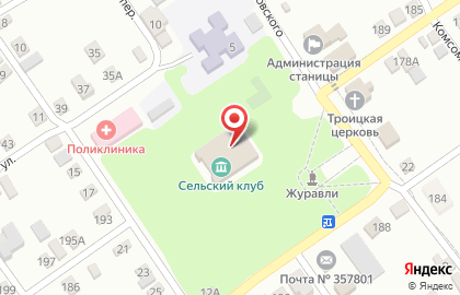 Детская школа искусств в Кооперативном переулке на карте