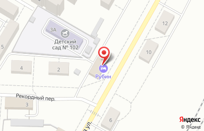 Гостиница Рубин в Кемерово на карте