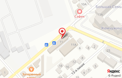Столовая Причал на Приморской улице на карте