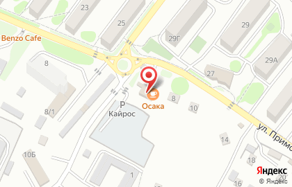 Суши-бар Осака на Центральной улице на карте