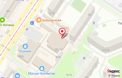 Магазин постельных принадлежностей и текстиля для дома в Заводском районе на карте