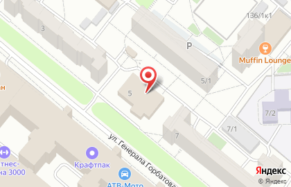 Спортивный клуб Арабеск на карте