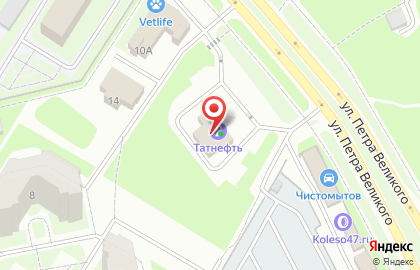 Автомойка Neste в Санкт-Петербурге на карте
