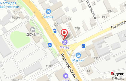 Магазин BeerЖа на Бородинской улице на карте