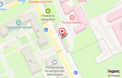 Магазин одежды на ул. Чкалова, 28Б на карте