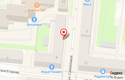 Магазин-салон Ревон на улице Самойловой на карте