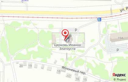 Католический храм святого Иоанна Златоуста на карте