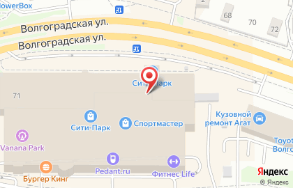 Линзомат Оптика Кронос на Волгоградской улице, 71 на карте