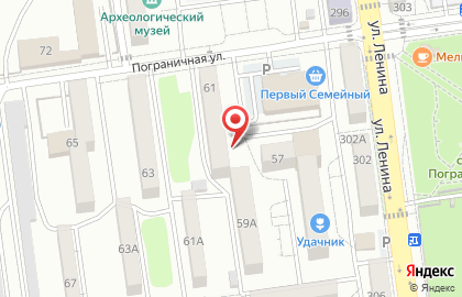 Полинка на Пограничной улице на карте