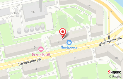 Детский сад # 20 на Школьной улице на карте