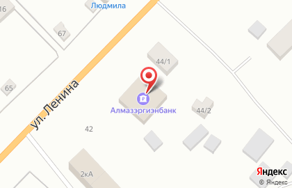 Банкомат АКБ Алмазэргиэнбанк на улице Ленина на карте