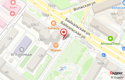 федеральная служба сервиса на Байкальской улице на карте