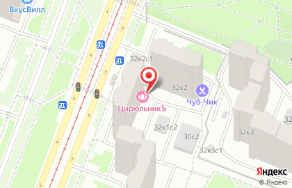 Федеральная сеть салонов красоты ЦирюльникЪ на Таллинской улице на карте