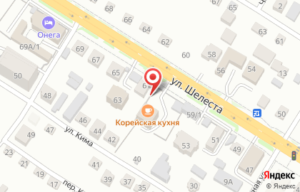 FitCurves на улице Шелеста на карте