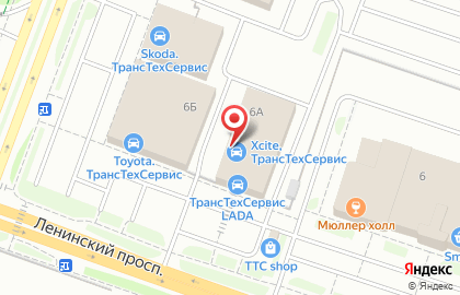 Opel, ООО ТрансТехСервис в Ленинском на карте