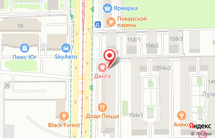 Стоматологическая клиника Дента на Московской улице на карте