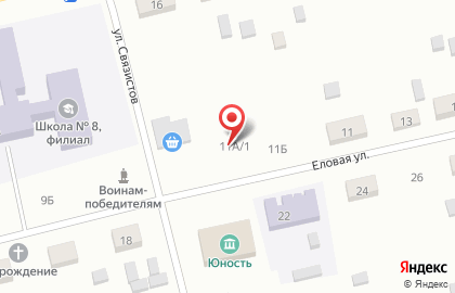 Продуктовый магазин Буренка в Правобережном районе на карте