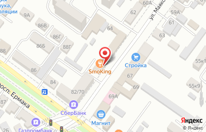 Ресторан грузинской кухни Мимино на улице Маяковского на карте