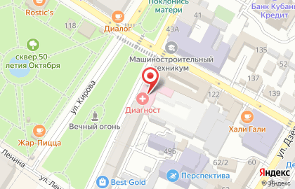 Магазин одежды Дуэт на улице Кирова на карте