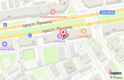 Дом крепежа на проспекте Ленина на карте