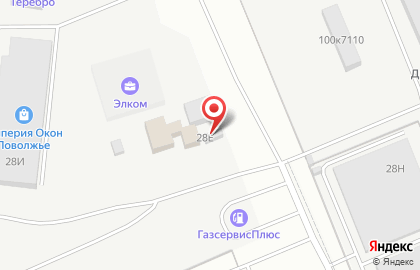 Телевышка на Горьковском шоссе на карте