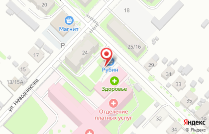 Продовольственный магазин Рубин, продовольственный магазин на Советском проспекте на карте