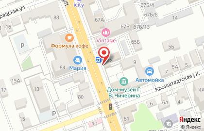 Аптека Панацея в Тамбове на карте