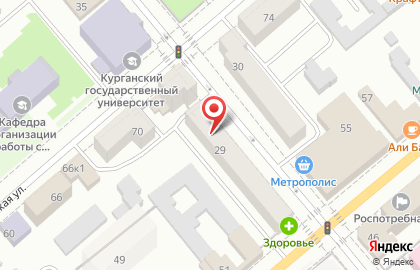 Служба заказа товаров аптечного ассортимента Аптека.ру на улице Володарского, 29 на карте