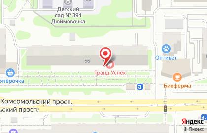 Производственная фирма Технологии Тепла+ на Комсомольском проспекте на карте