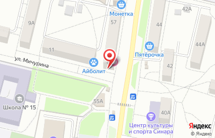 Магазин цветов Delicat на улице Карла Маркса на карте