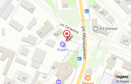 Сеть АЗС EPI на улице Гагарина на карте
