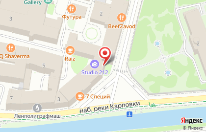 Отель Гранд Петроградский на карте