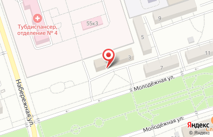 Стоматологический кабинет на Молодёжной улице на карте