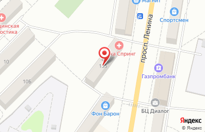 Медицинский центр НИКА СПРИНГ на проспекте Ленина, 135 на карте