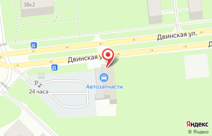 Магазин автоаксессуаров Автошик на Двинской улице на карте