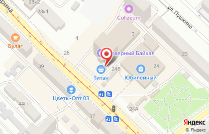 Удобный магазин Титан на улице Пржевальского на карте