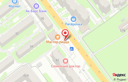 Магазин фастфудной продукции на улице Космонавтов на карте