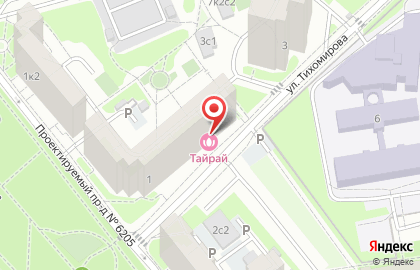 Аптека Ригла на улице Тихомирова на карте