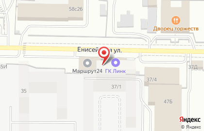 Альтстрой на Енисейской улице на карте