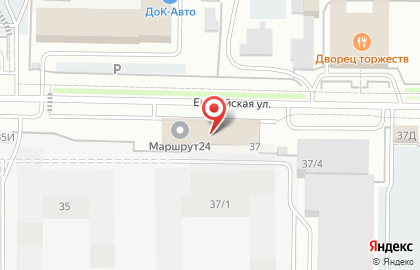 Служба экспресс-доставки Сдэк на Енисейской улице на карте